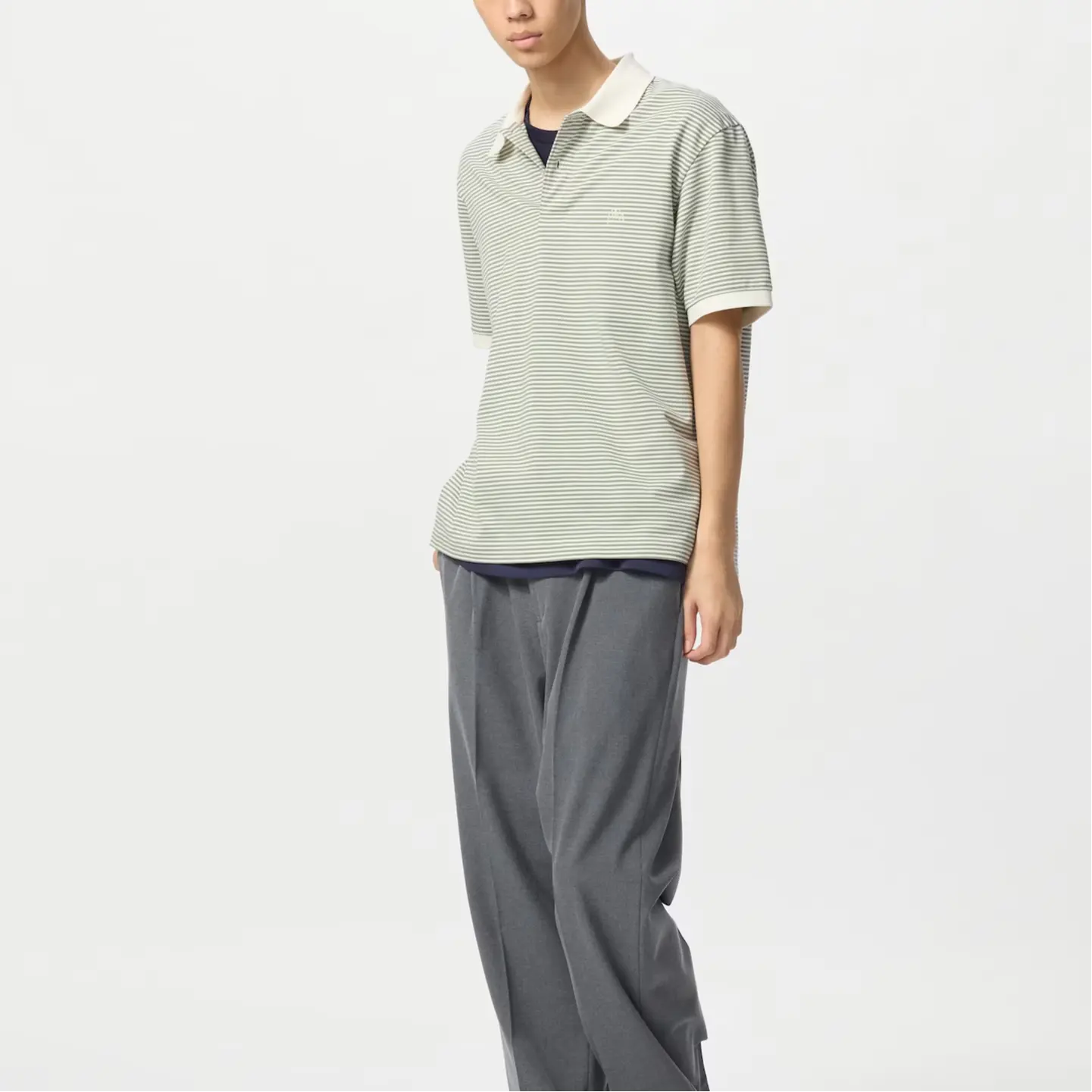 UNIQLO Джей даблъю андерсон поло футболка унисекс green — фото 4