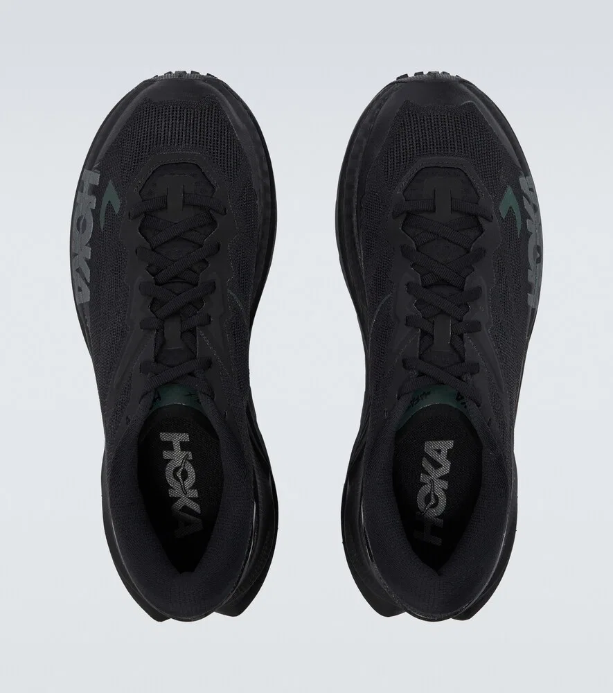 Кроссовки для трейлраннинга Mafate X Hoka One One, черный — фото 4