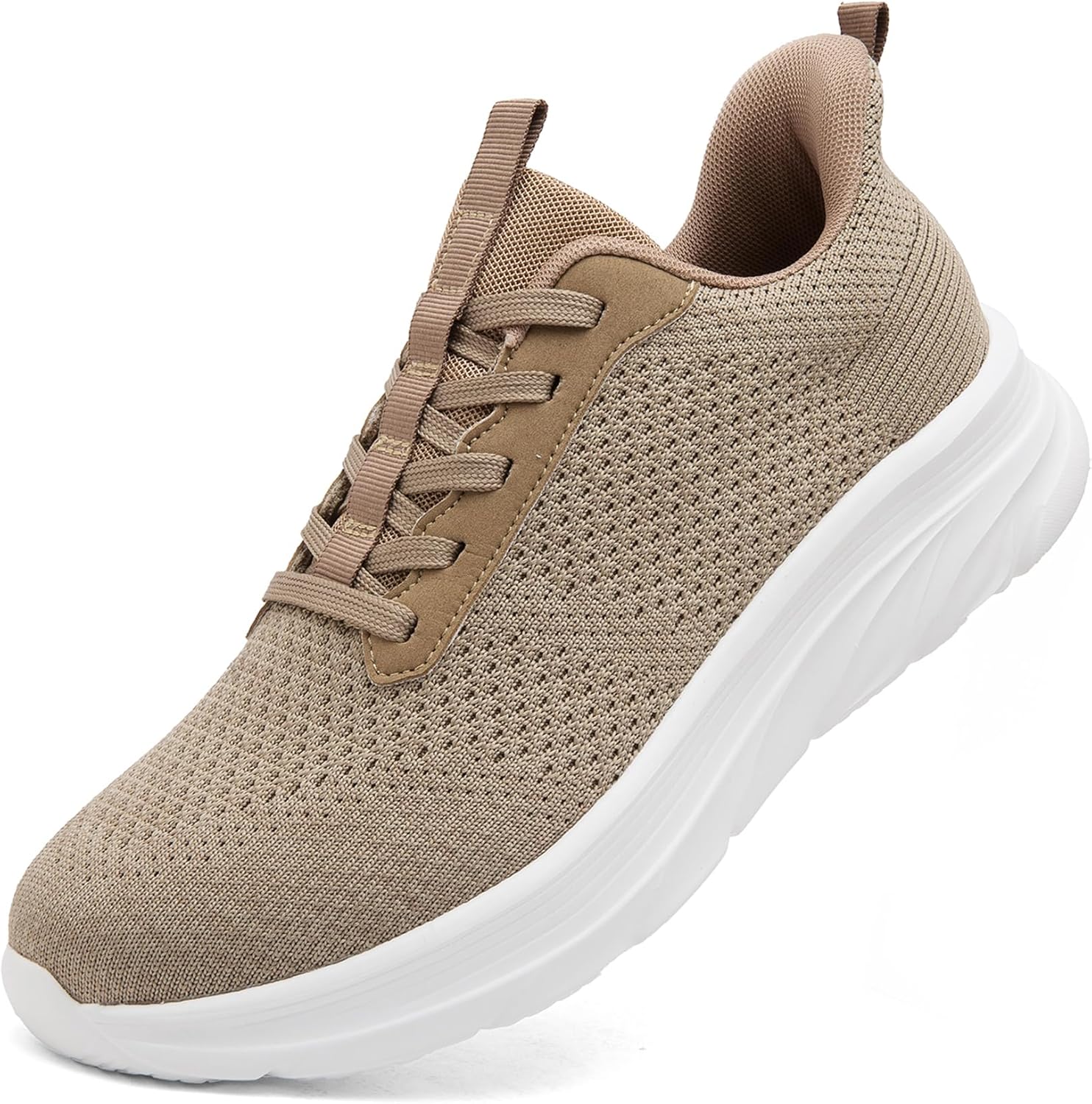 

Мужские слипоны DimaiGlobal для ходьбы, повседневные кроссовки, теннисные туфли, противоскользящие спортивные беговые туфли, легкие тренировочные кроссовки, дышащая сетка, модная спортивная обувь, хаки