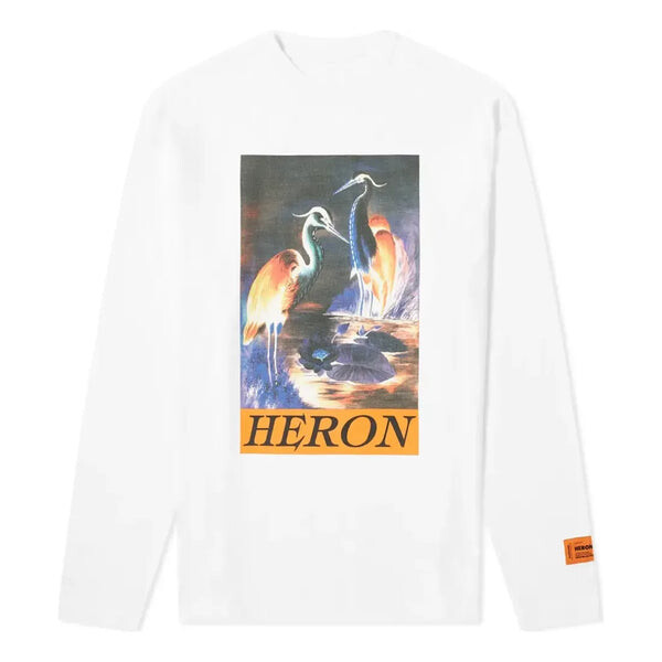 

Футболка os heron times long sleeve t-shirt 'white' Heron Preston, белый
