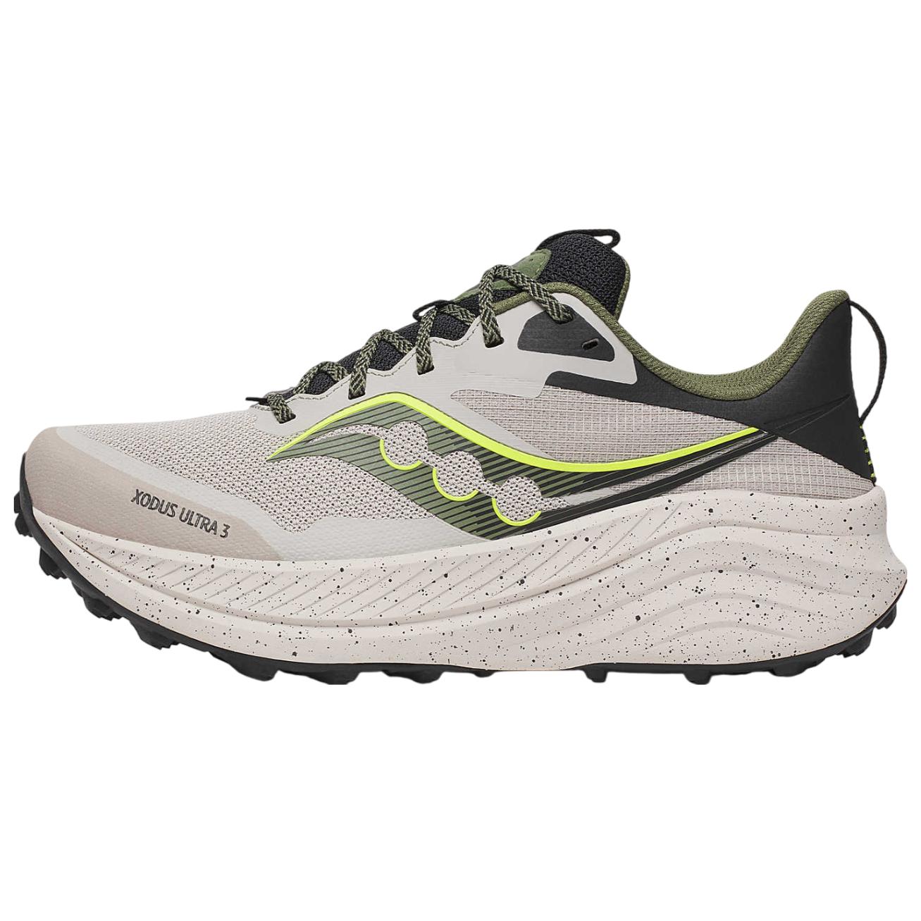 

Кроссовки Xodus Ultra 3 Dove Olivine Saucony, White/Olive Green