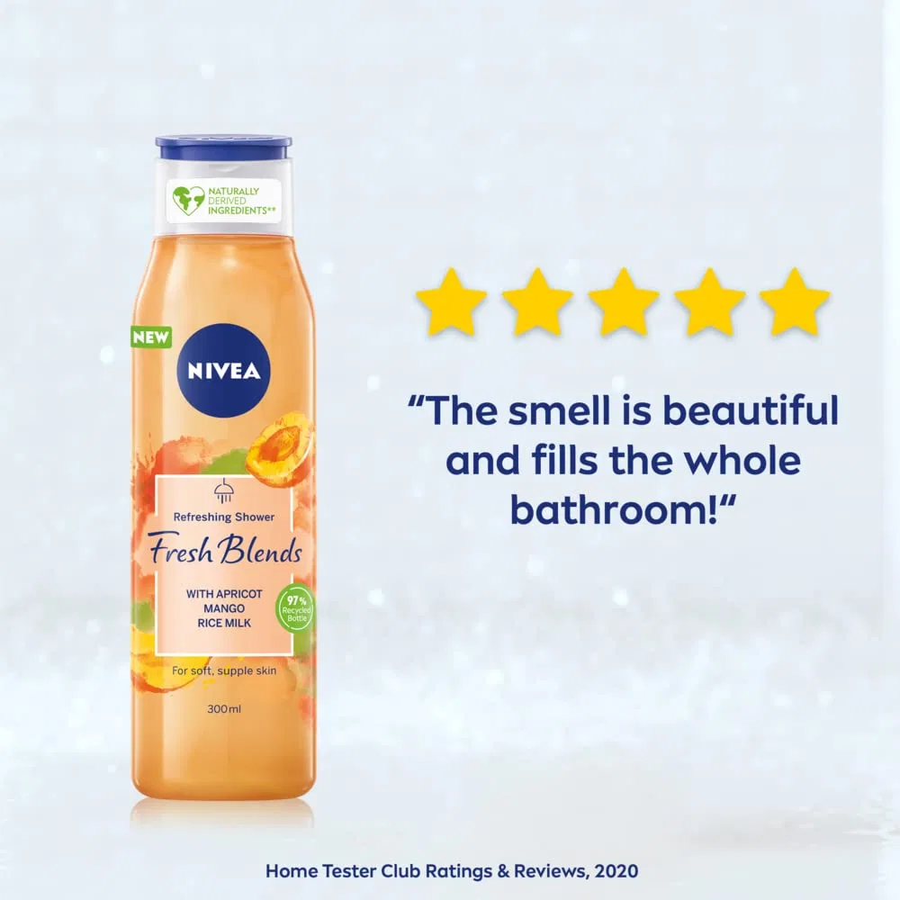 Гель для душа NIVEA Fresh Blends с абрикосом, 300 мл Nivea — фото 4