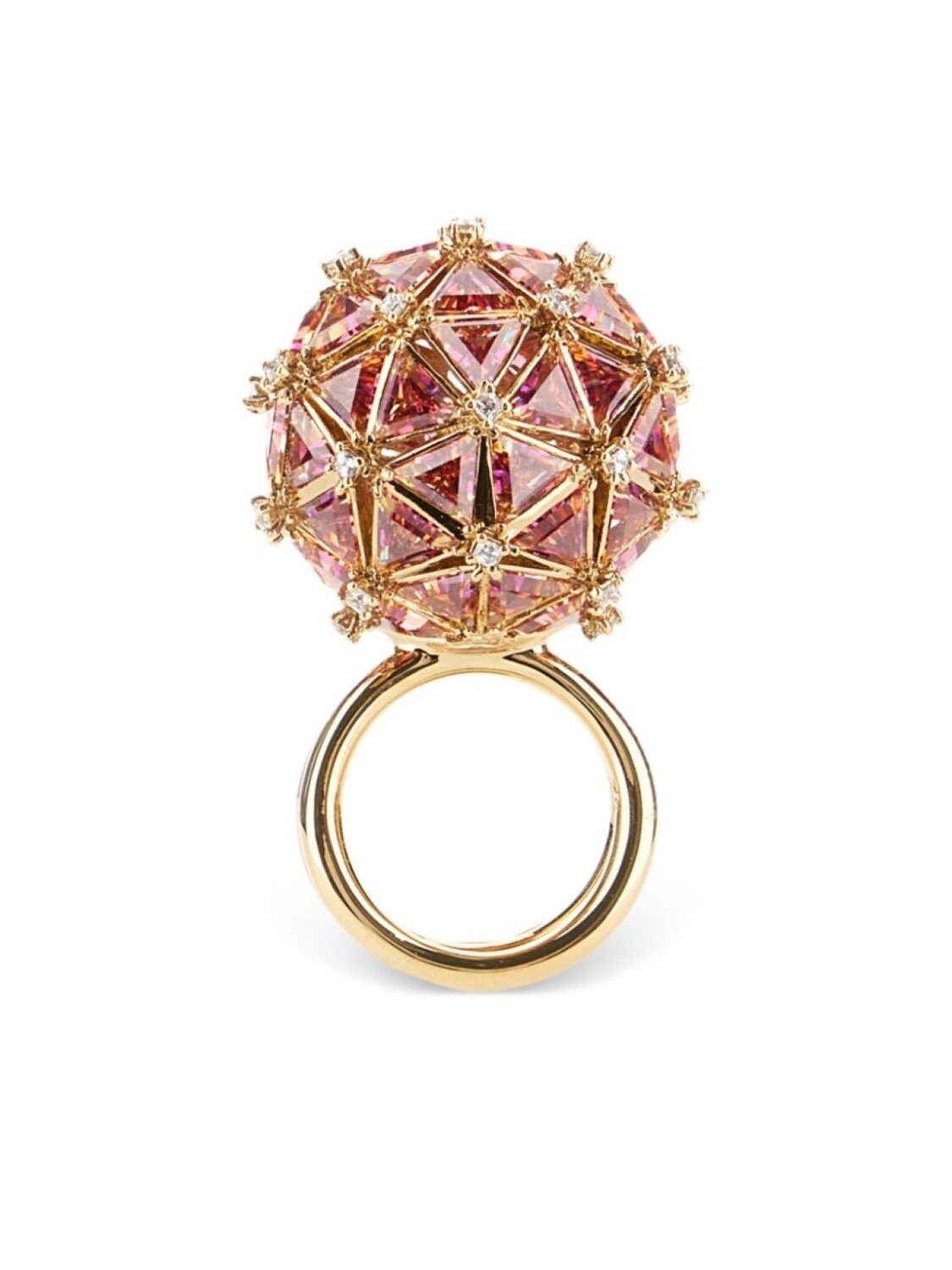 

Кольцо Curiosa Swarovski, розовый