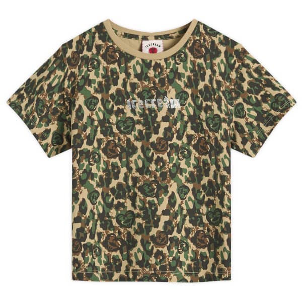 

Детская футболка с изображением кристального мягкого мороженого Icecream, Camo
