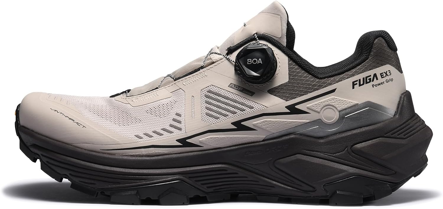 

Мужские трейловые кроссовки KAILAS FUGA EX 3 BOA легкие, противоскользящие, дышащие для бега и походов, серый