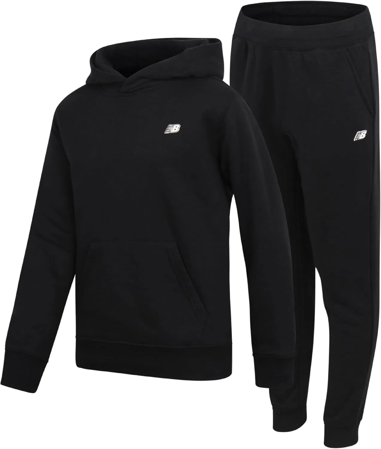 Детский спортивный костюм из флиса New Balance, 2 предмета, черный