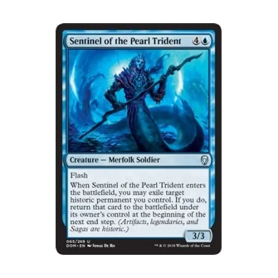 

CCG Страж Жемчужного трезубца (U), MTG - Dominaria