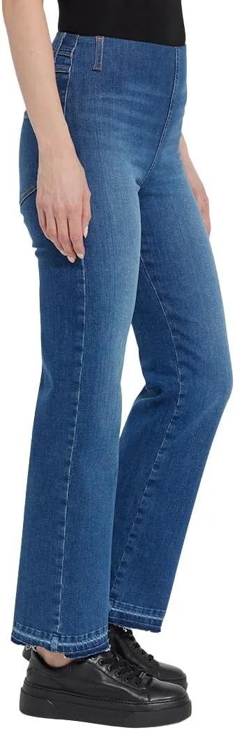 

Lyssé Denim женские джинсы на резинке — прямые эластичные с высокой посадкой