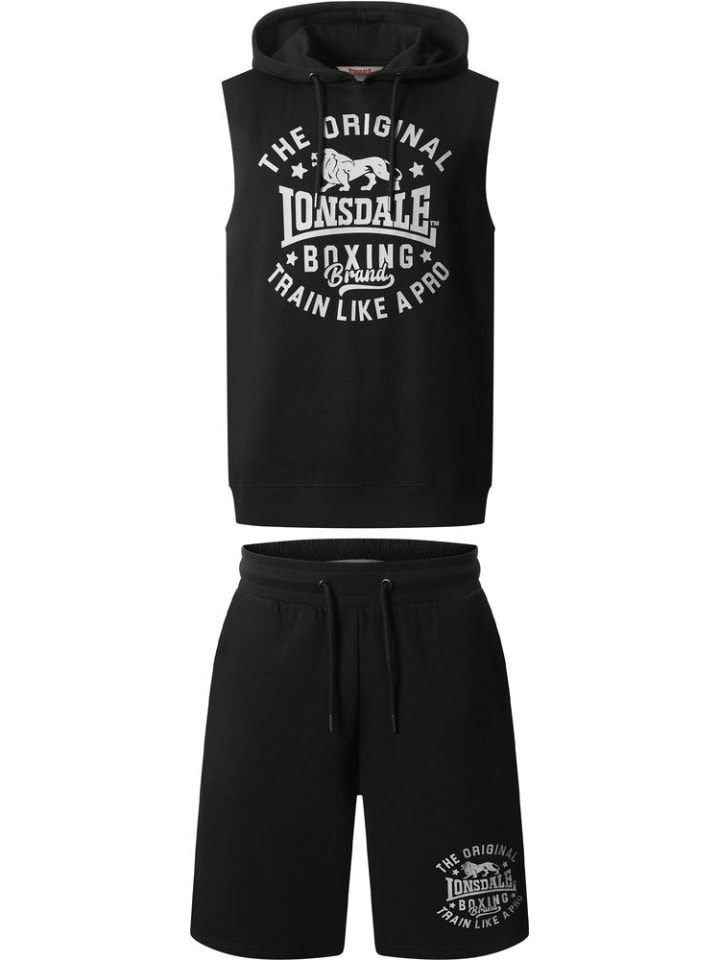 

Lonsdale Спортивный костюм "Шотли" черного цвета