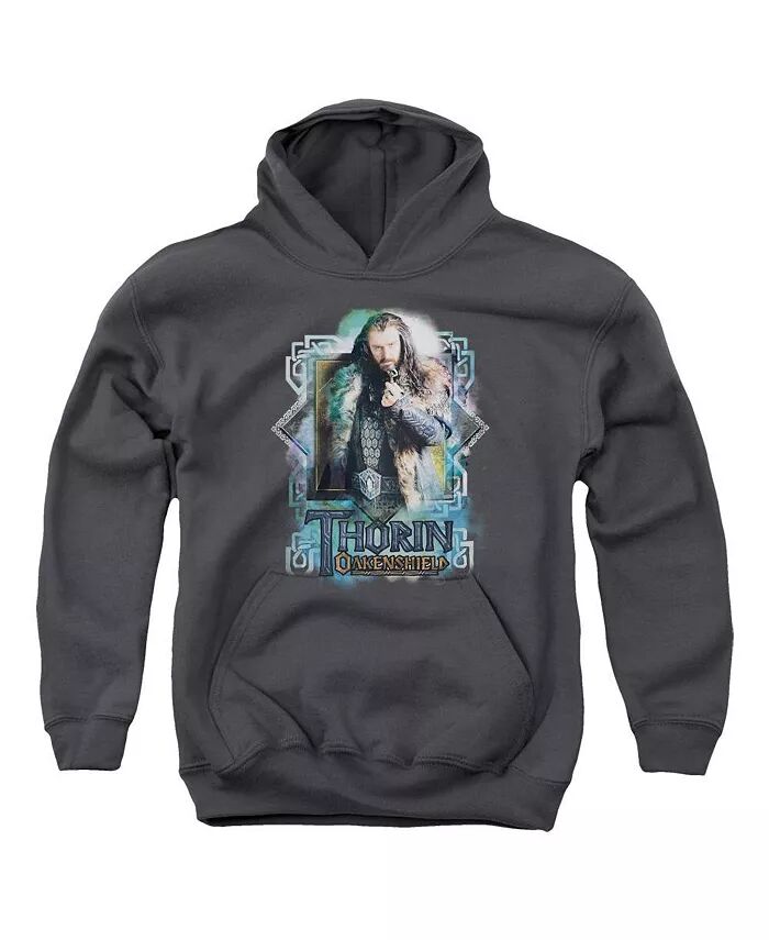 

Молодежная толстовка с капюшоном Thorin Oakenshield Pull Over Hoodie / Толстовка с капюшоном The Hobbit, серый