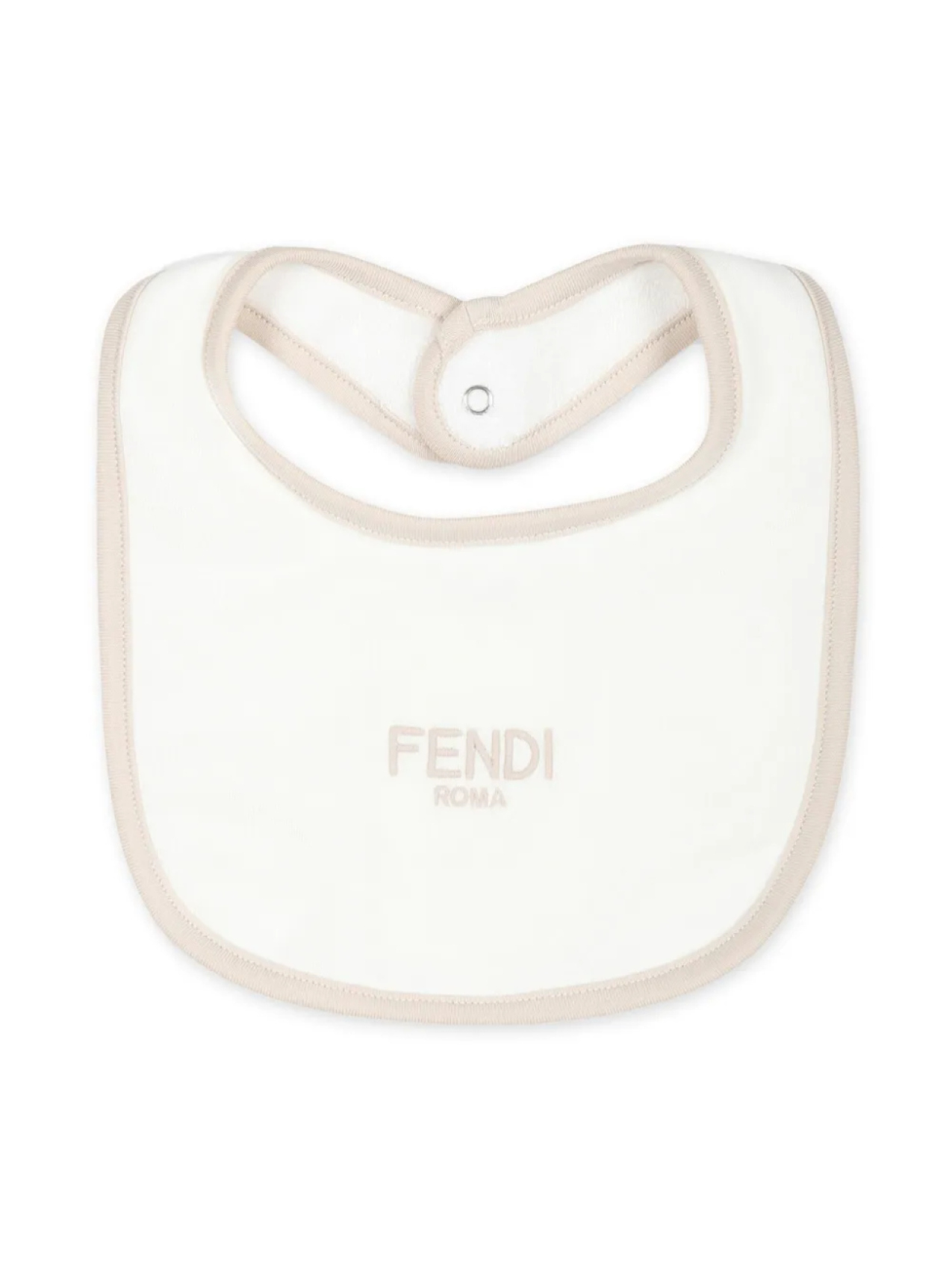 Fendi Kids комплект для новорожденного с вышитым логотипом FF, нейтральный — фото 4