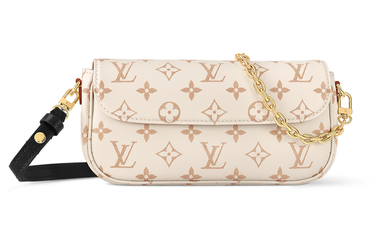 

IVY Canvas Baguette Bag, портативная сумка через плечо, женская сумка на плечо LOUIS VUITTON, Set (Bag+Dust Bag)