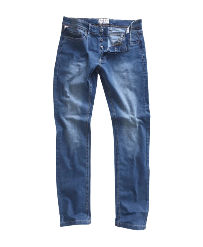 

Джинсы прямого кроя из эластичного денима, синие. U.S. Polo Assn., синий