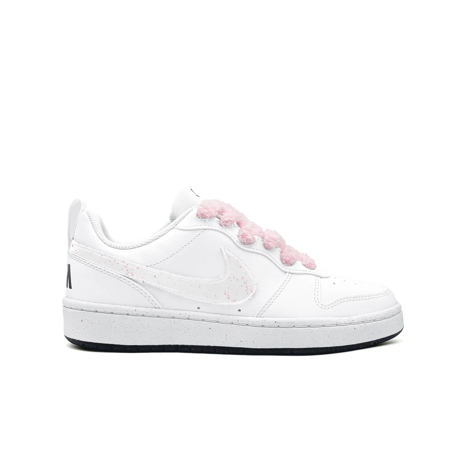 Детские кроссовки для скейтбординга Nike Court Borough Pink Floral White — фото 3