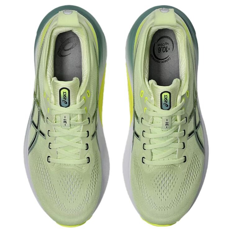 Кроссовки мужские Gel-Kayano 31 с низким верхом светло-зеленые Asics — фото 3