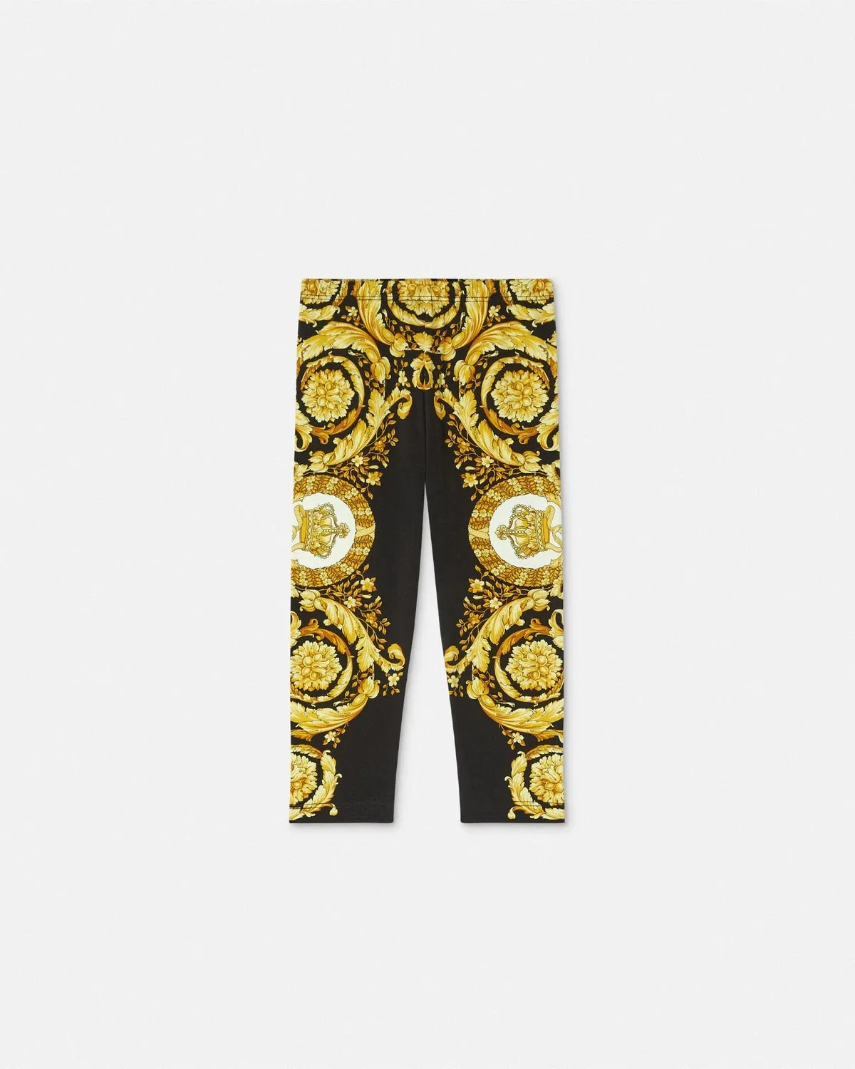 Детские леггинсы Barocco Foulard VERSACE, черный