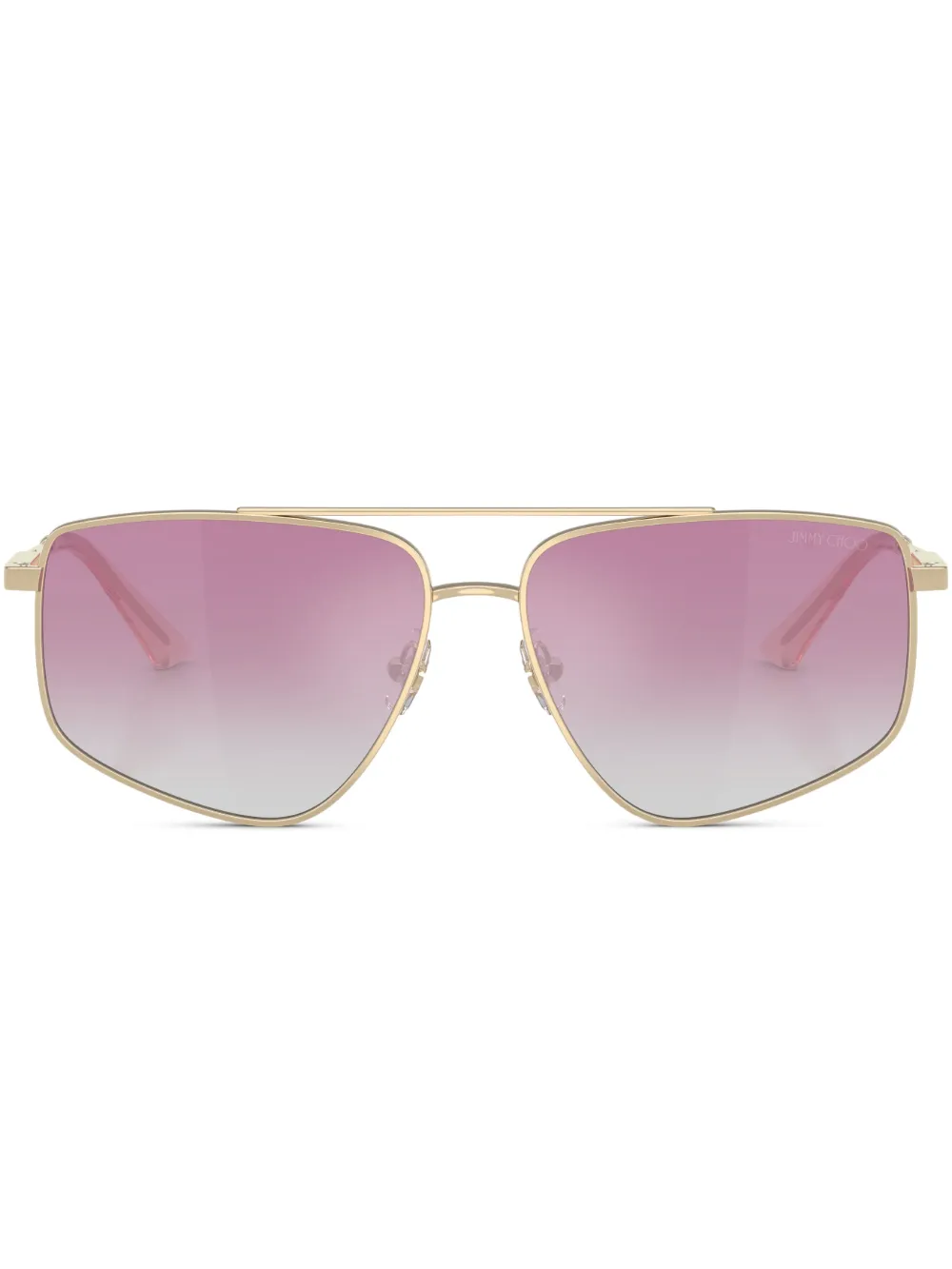 

Солнцезащитные очки-пилоты Jimmy Choo, золотистый