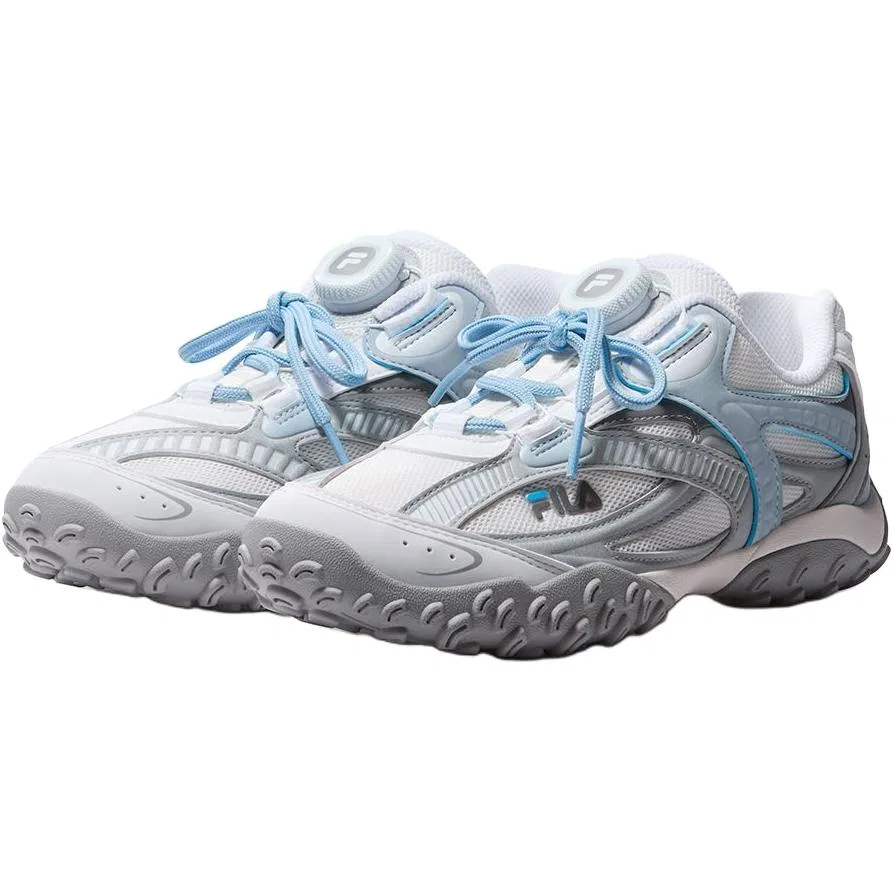 Кроссовки FILA KIDS Heritage FHT Rebound Breathable Low Top серо-белые — фото 4