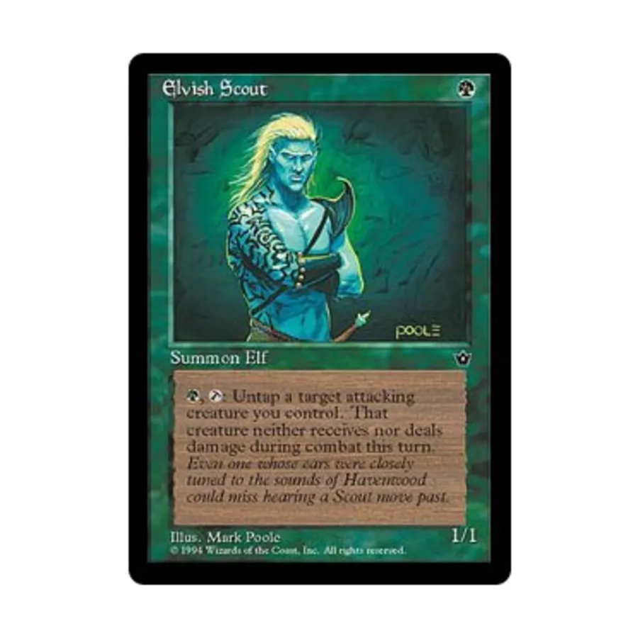 

CCG Эльфийский разведчик - Вер. 2 (С3), MTG - Fallen Empires