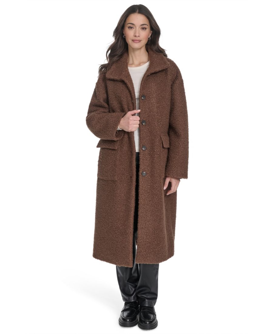 

Женское пальто-кар с воротником-стойкой и стандартным кроем Levi's, Brown