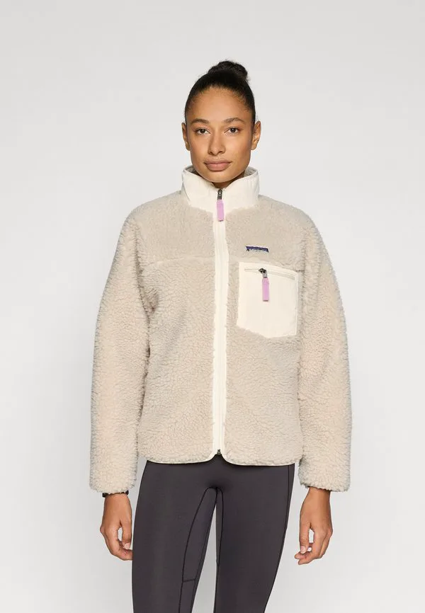 Классическая флисовая куртка retrox Patagonia, Natural/Light Violet