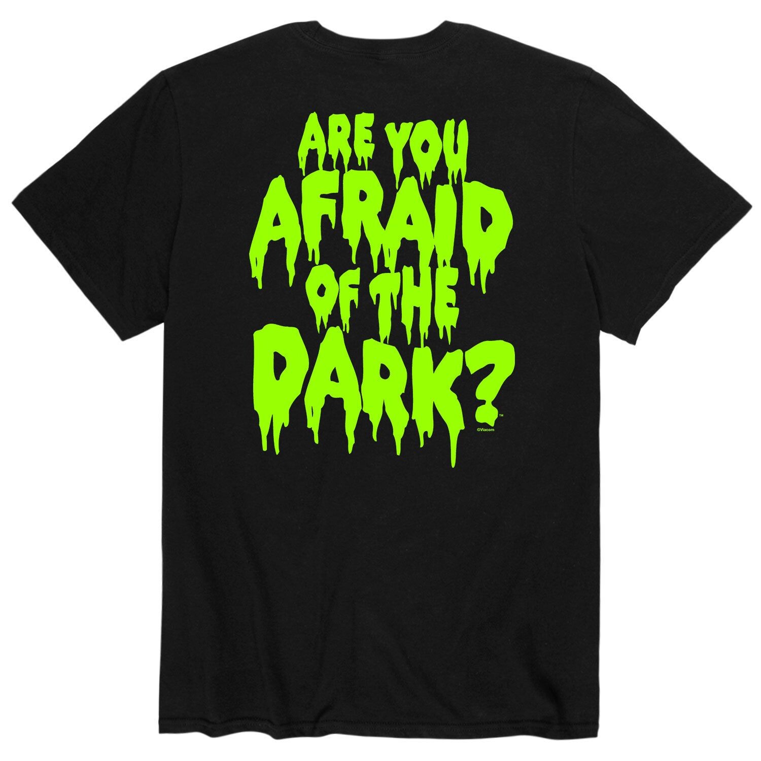 

Мужская футболка Afraid Of The Dark спереди сзади Licensed Character