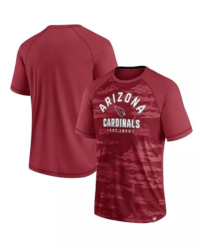 

Мужская футболка Cardinal Arizona Cardinals Hail Mary Raglan Fanatics