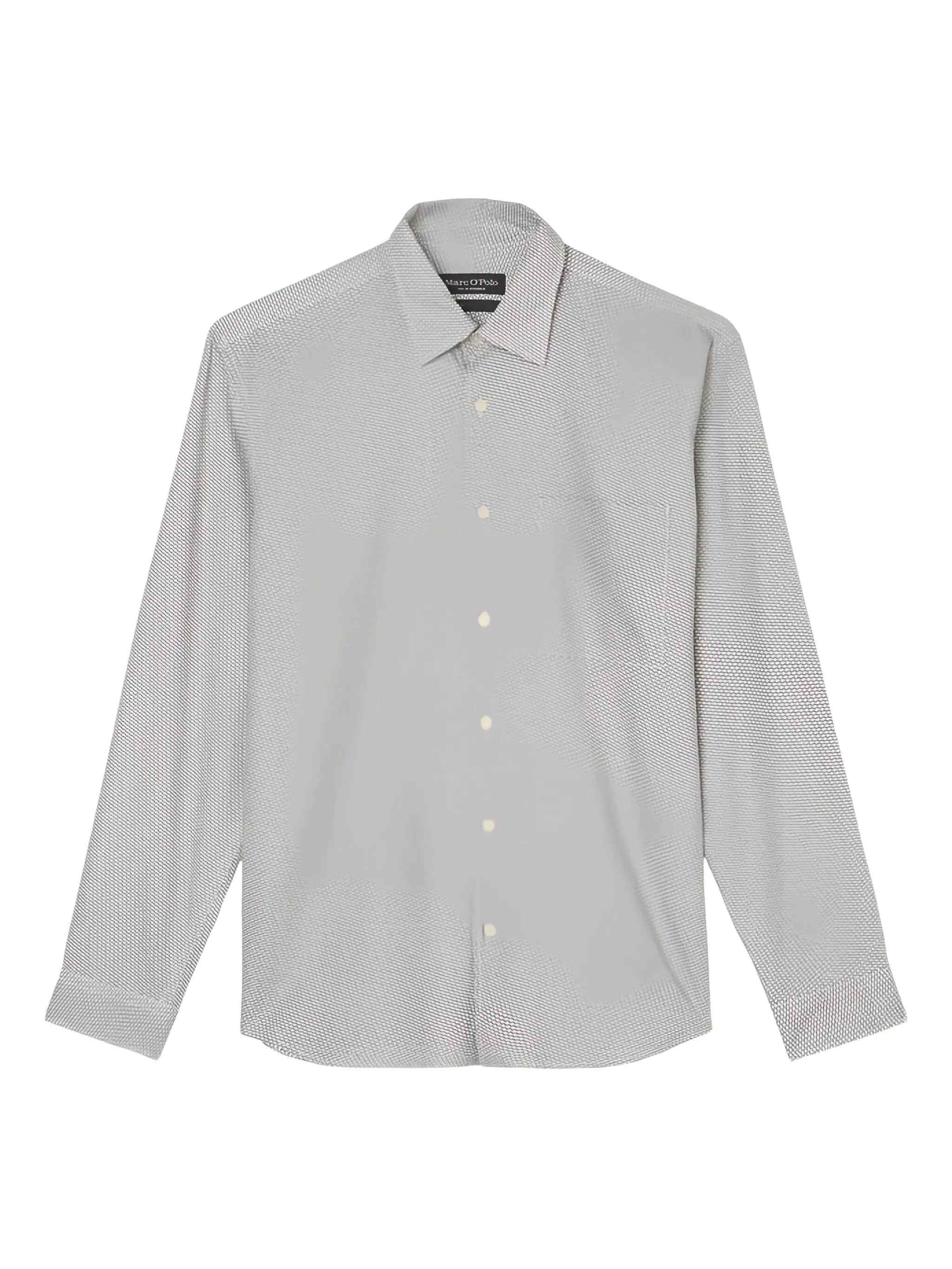 

Рубашка с длинными рукавами и узором Marc O'Polo, серый