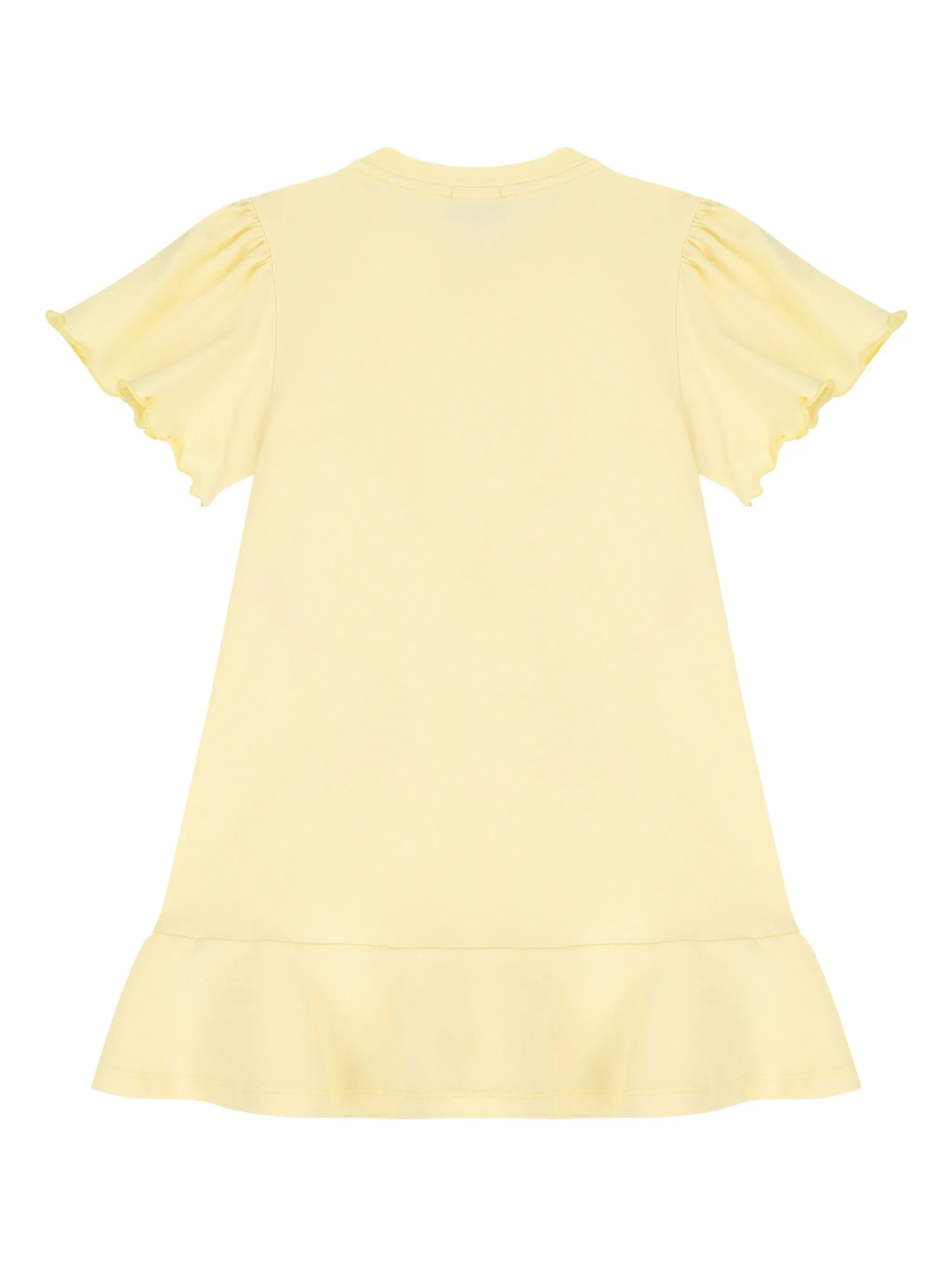 Платье с принтом Aigner Kids, желтый — фото 2