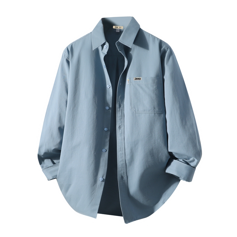 

Рубашка мужская с лацканом Moderate Jeep, dusty синий