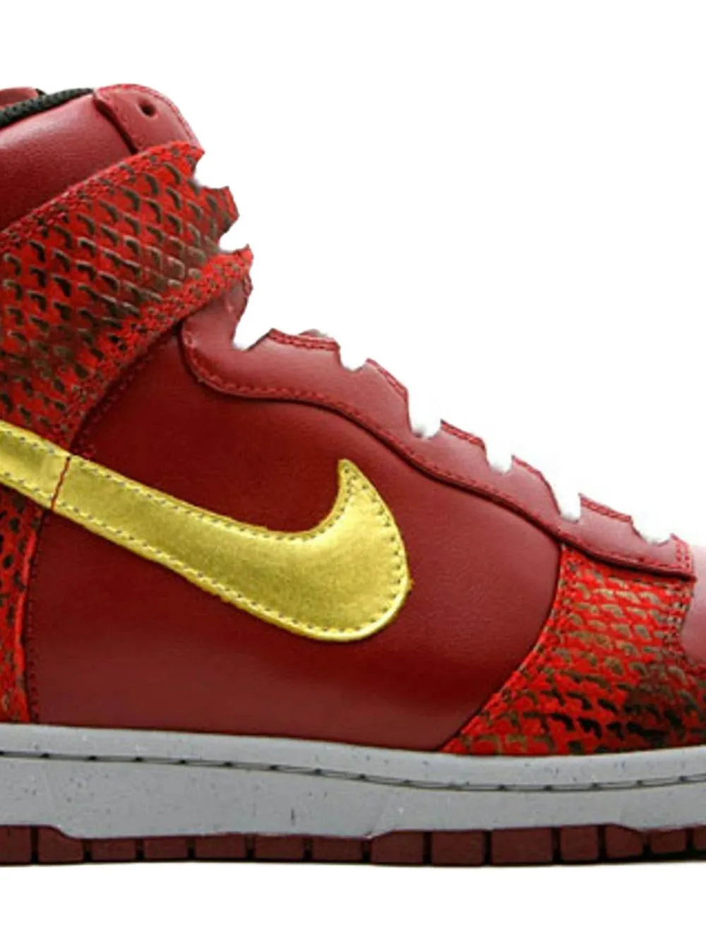 Кроссовки Dunk High Premium Nike, красный — фото 2