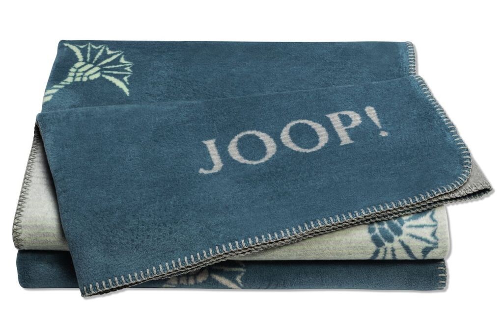 

ЙУУП! Плед Василек Faded цвет Аква размер 150х200см Joop