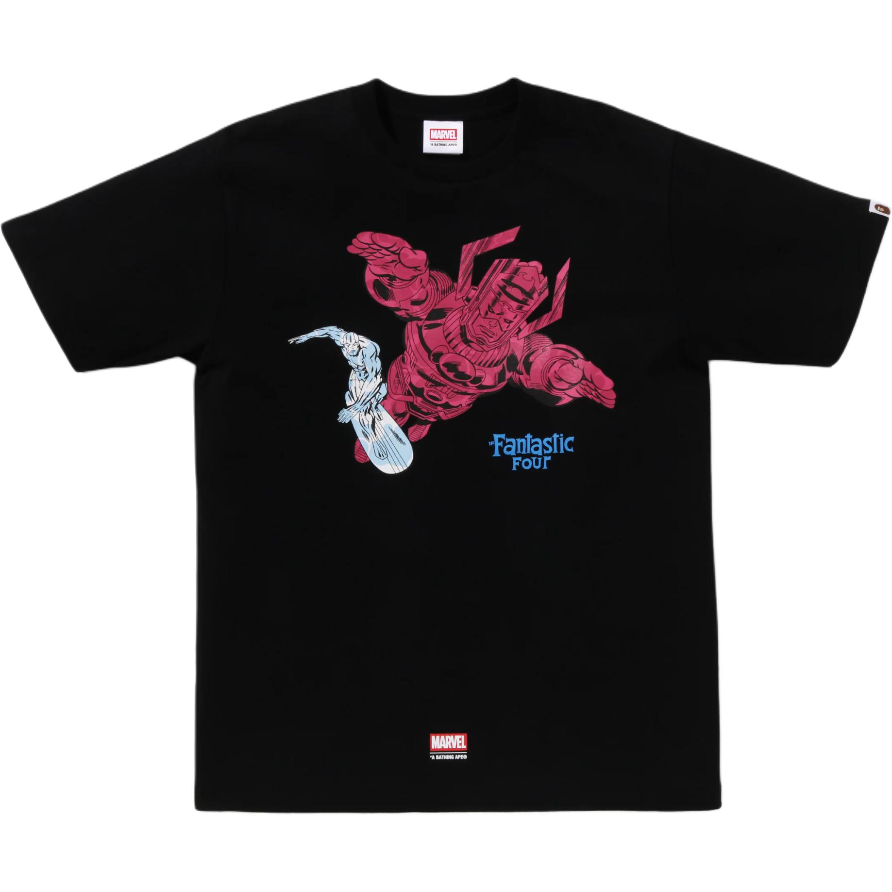 

Футболка Unisex Fantastic Four, Collaboration Fantastic Four, Collaboration FW25 A BATHING APE, черный