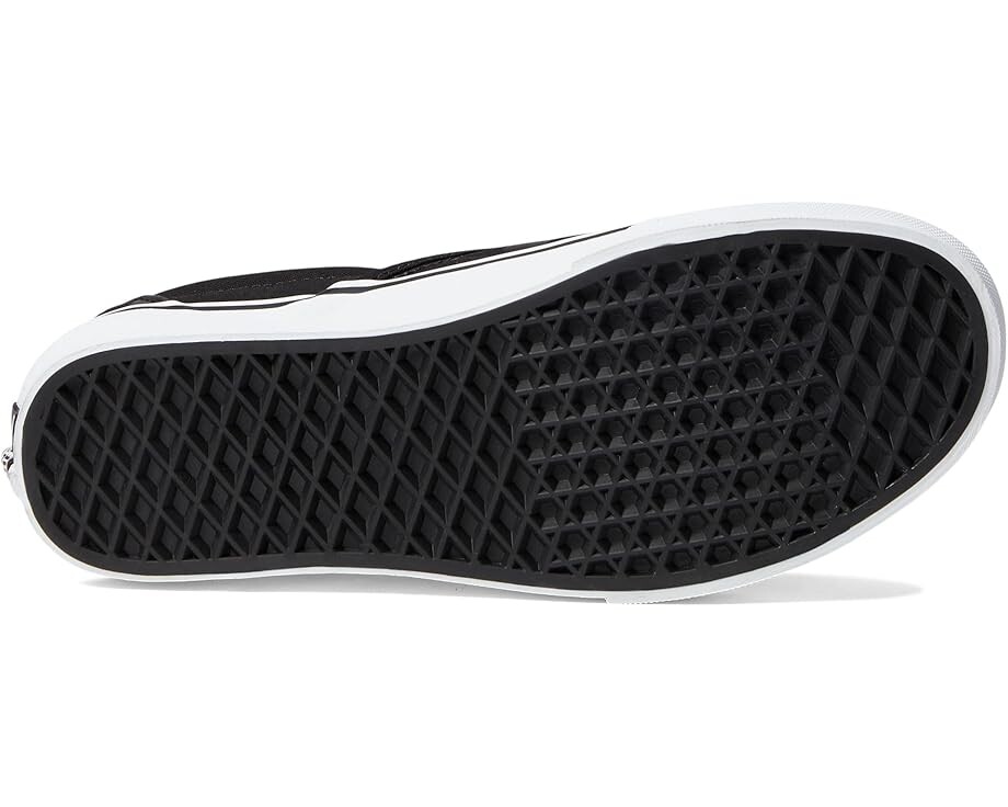 Кроссовки Vans Classic Slip-On, цвет (Checkerboard) Black/Black — фото 3