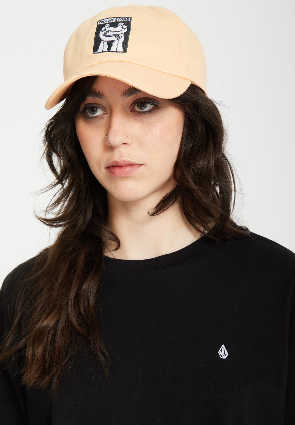 

Бейсболка STONE BLOOM Volcom, лососевый