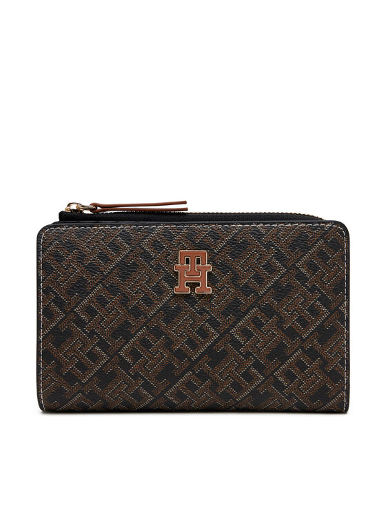 

Большой женский кошелек Th Monoplay Leather Med 7 Wallet AW0AW17417 Tommy Hilfiger, черный