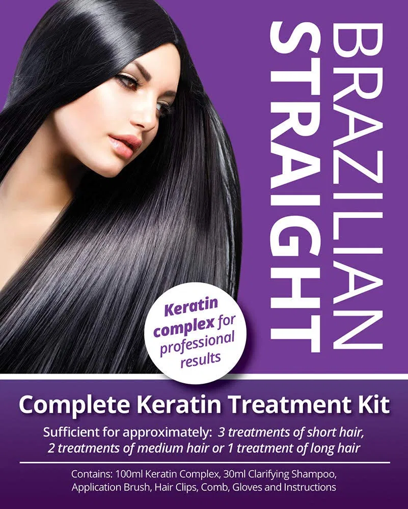 Набор для кератинового выпрямления волос Brazilian Straight 100 мл Searching Plants Brazilian Straight