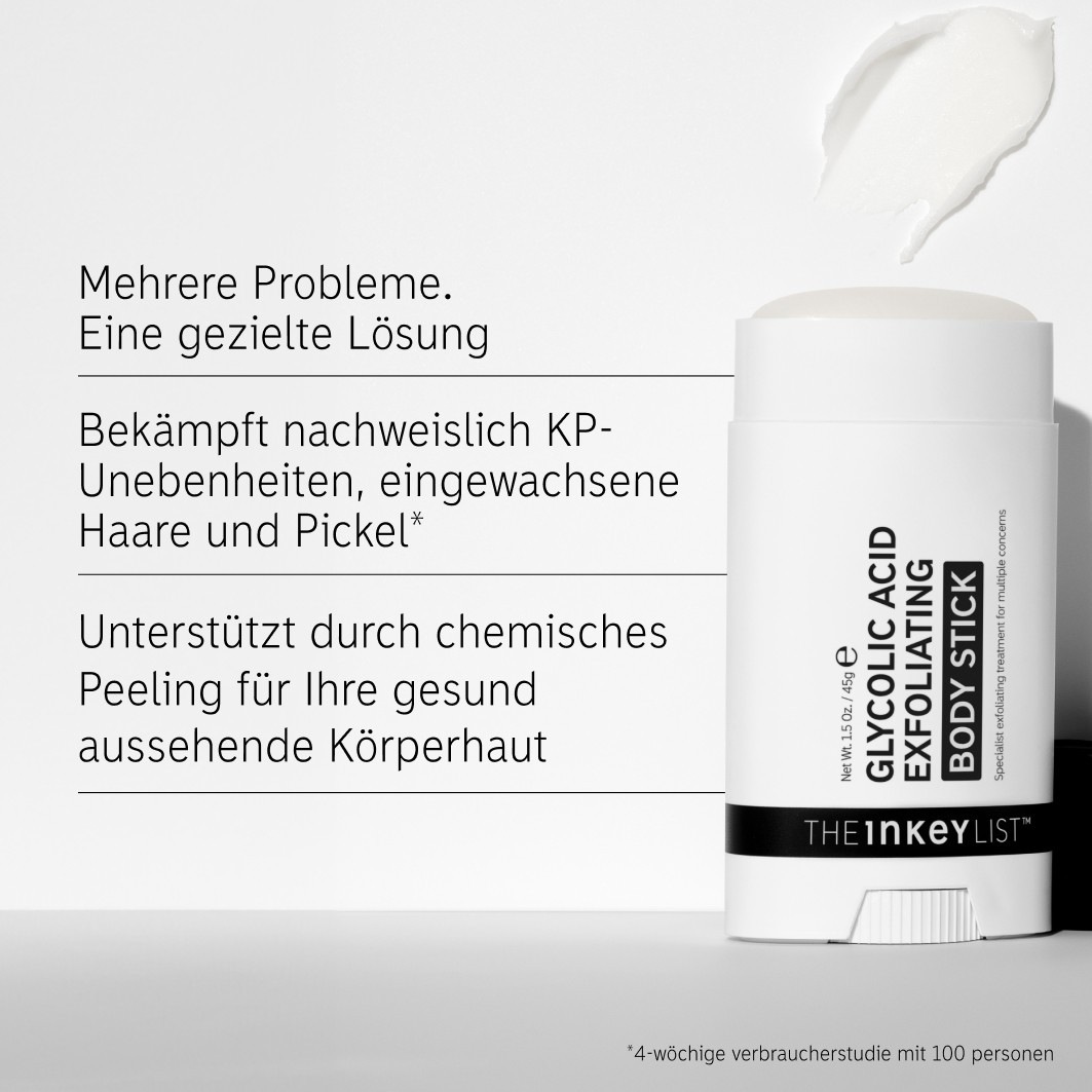 Скраб для тела peeling-stift für den körper mit glykolsäure The Inkey List, вес 45 гр. — фото 4