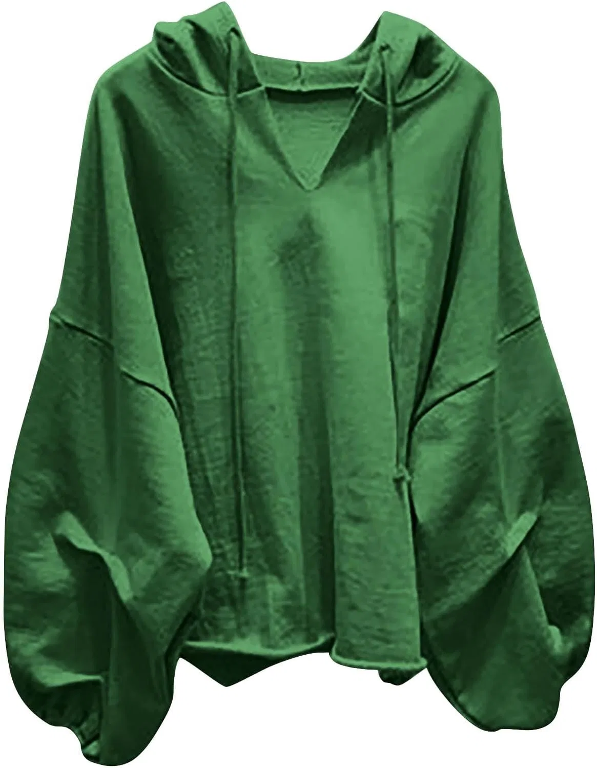 Женский худи с длинными рукавами, свободный крой, D-785 Lime Green
