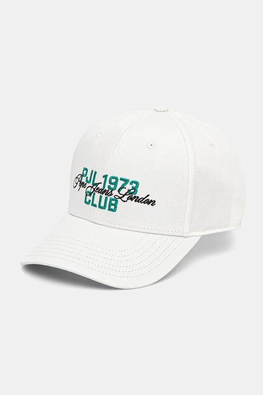 

Хлопковая кепка с козырьком TALBOT CAP Pepe Jeans, белый