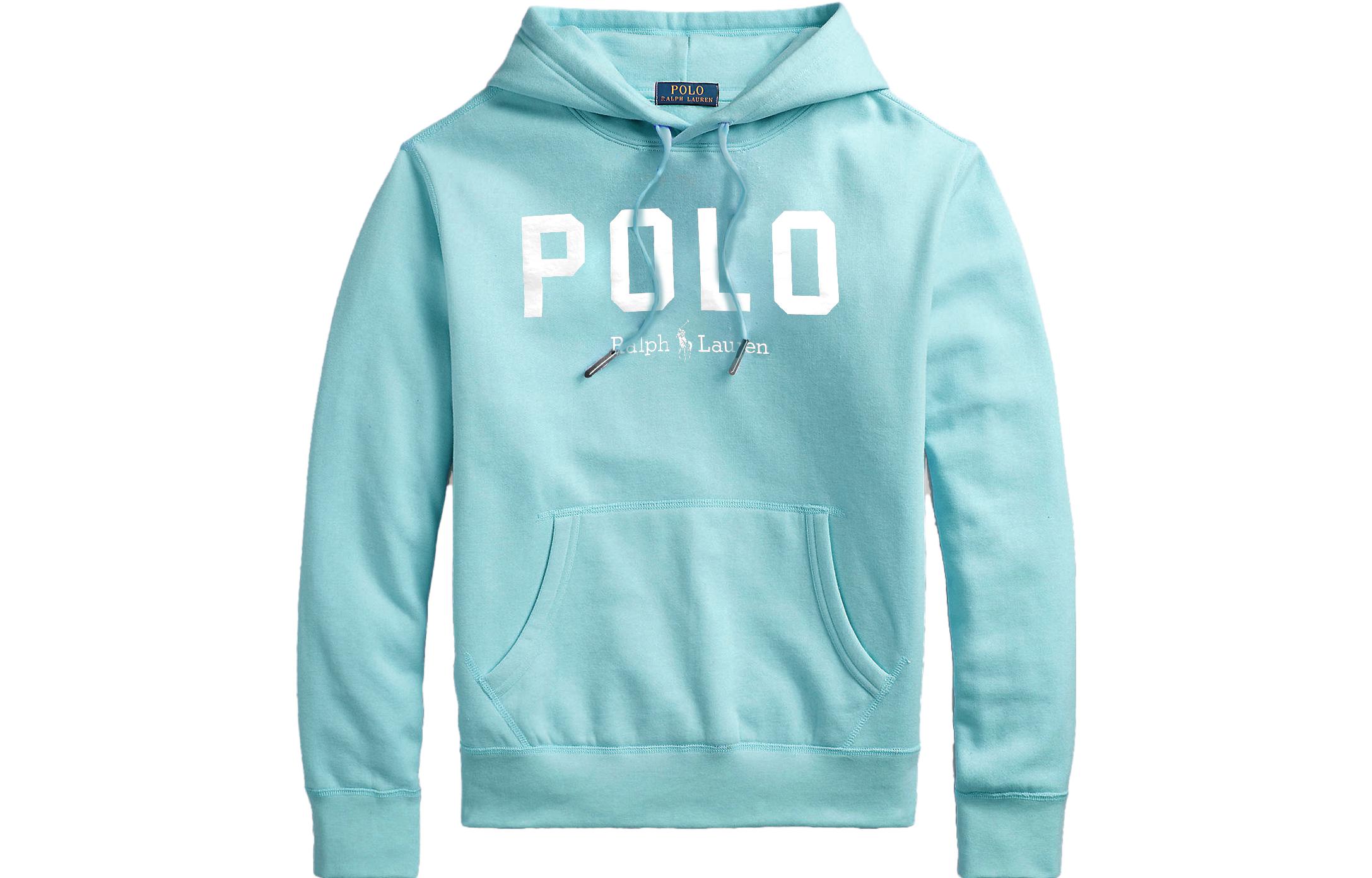 

Худи с логотипом и шнурком Polo Ralph Lauren, зеленый