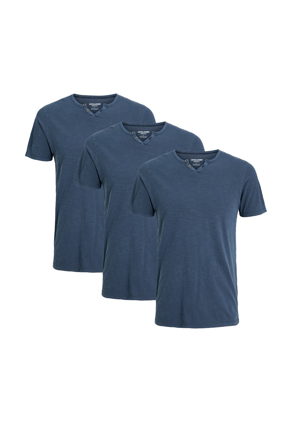 

Базовая футболка 3ER PACK SPLIT Jack & Jones, темно-синий