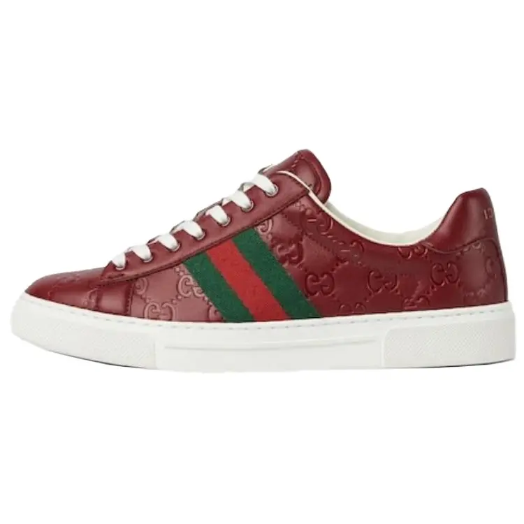 ACE Скейтбординг Кроссовки женские низкие красные Gucci