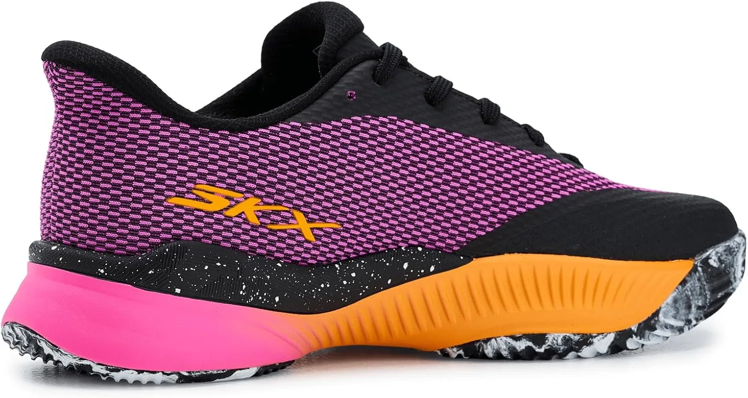 Кроссовки теннисные Skechers, Black/Pink — фото 3