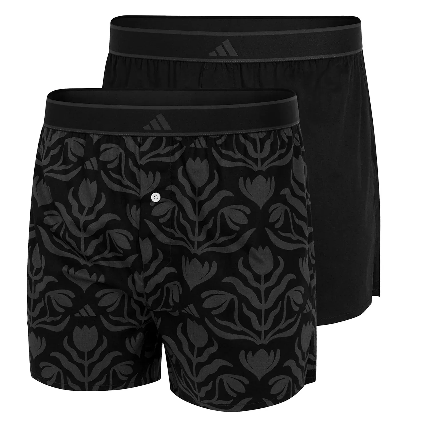 Боксеры хлопковые Adidas, черный