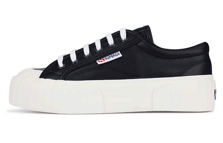 

Кроссовки для скейтбординга женские низкие черные Superga, Черный, Кроссовки для скейтбординга женские низкие черные Superga