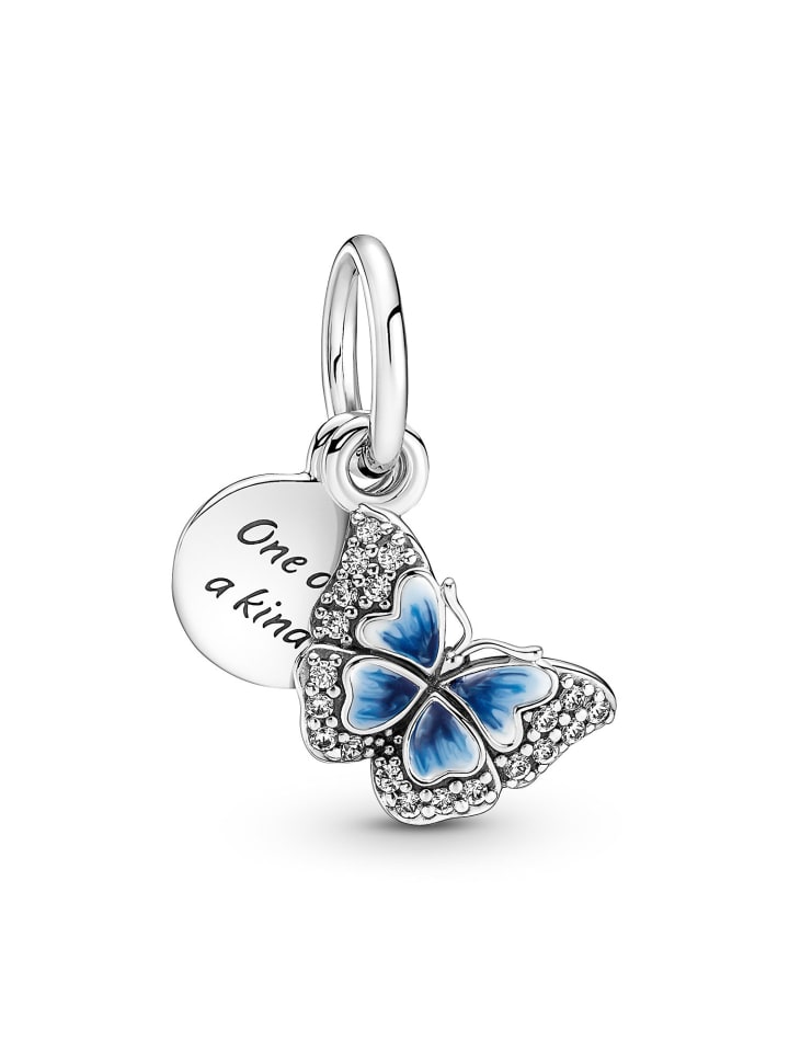 

Pandora Подвеска-шарм в виде серебристо-голубой бабочки