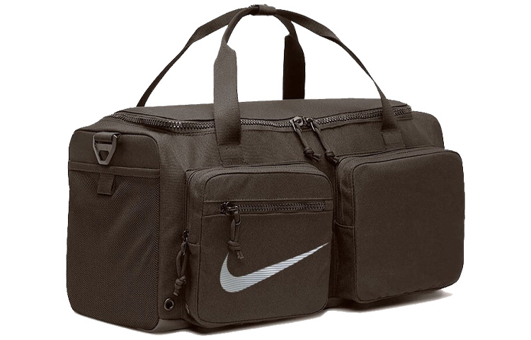 

Nike Полиэстеровый портативный кроссбоди баскетбольная сумка, Dark Wood Umber