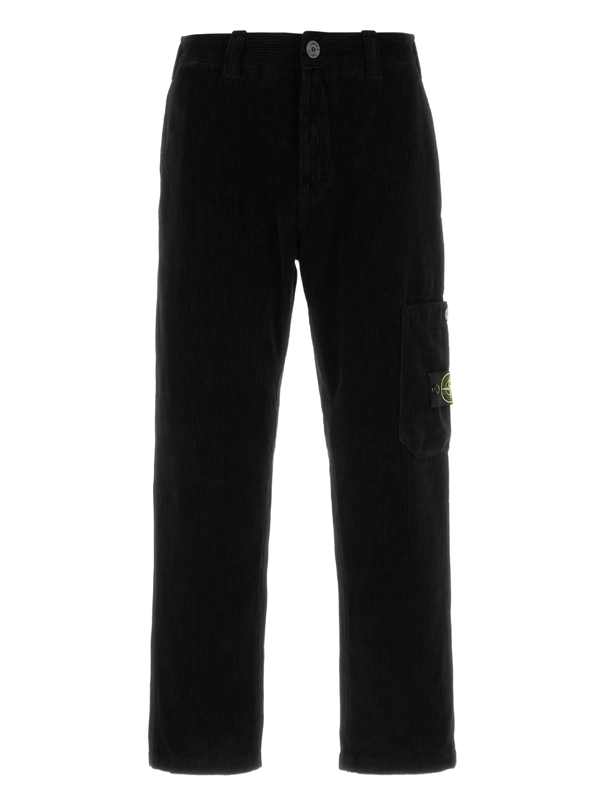 

Вельветовые брюки Stone Island, черный