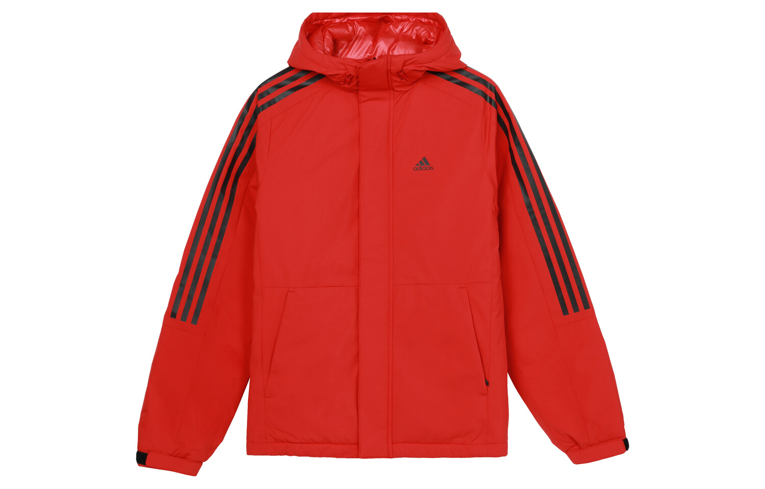 

Пуховик мужской алый Adidas, цвет Scarlet